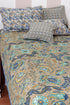 40s Cotton Pillow Cover in Floral Print